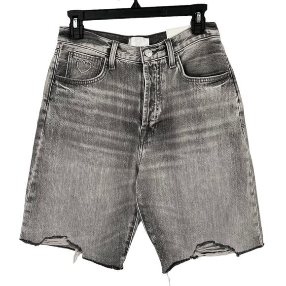 7 For All Mankind Pants - 7 For All Mankind shorts Easy James distressed denim cutoff gray size 27